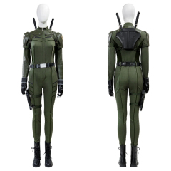 Thunderbolts Black Widow Costume Superhero Yelena Belova Halloween Cosplay Jumpsuit Takerlama
