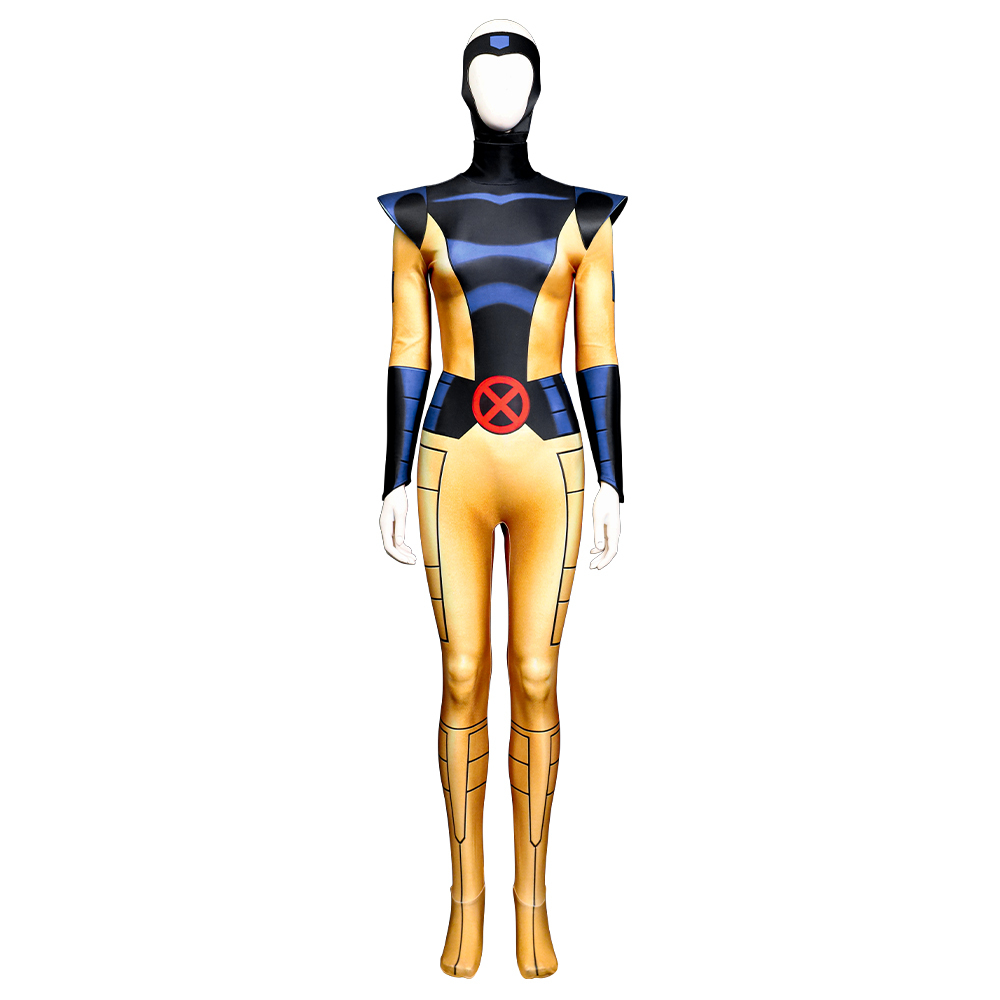 New X-Men '97 Jean Grey Cosplay Costume Marvel Legends Marvel Girl Phoenix Jumpsuit Mask Takerlama