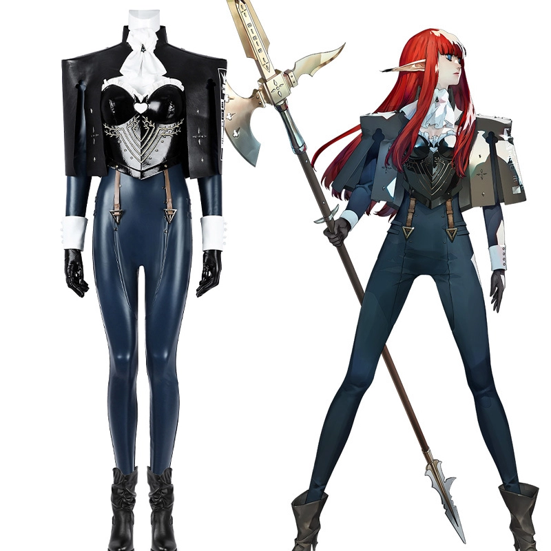 Metaphor ReFantazio Eiselin Hulkenberg Cosplay Costume Women's Jumpsuit Deluxe Takerlama