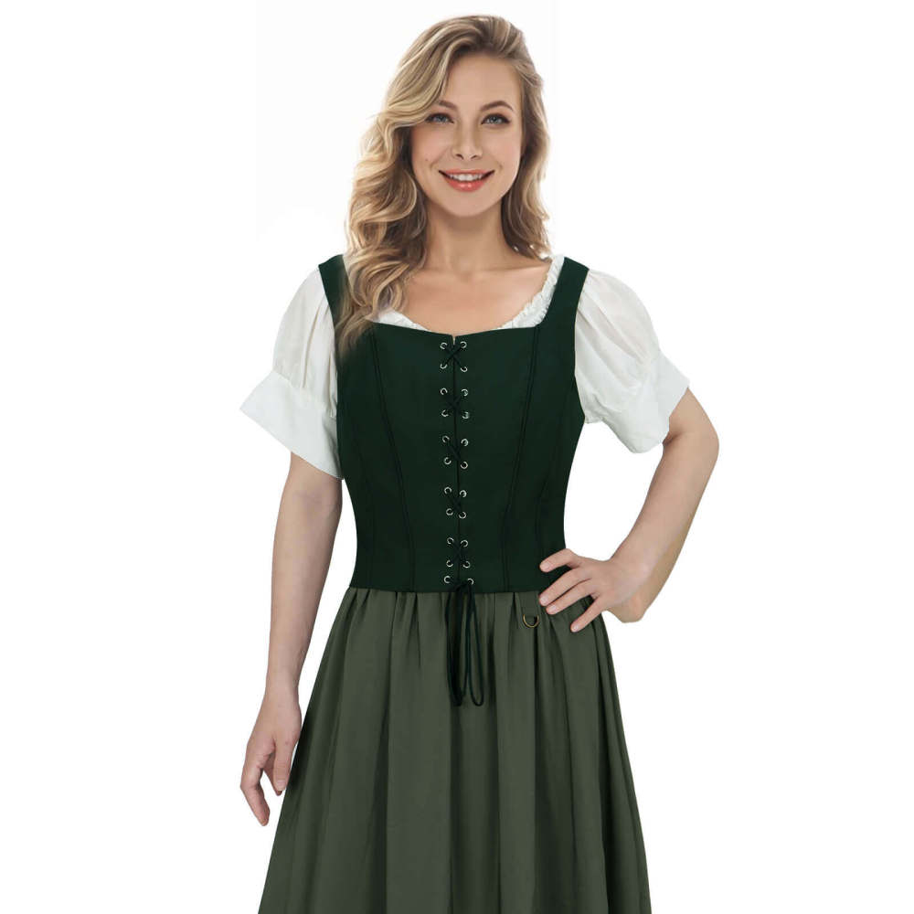 Pirate Bustier Women Sexy Renaissance Corset Y2k Push Up U Neck 5 Colors In Stock Takerlama