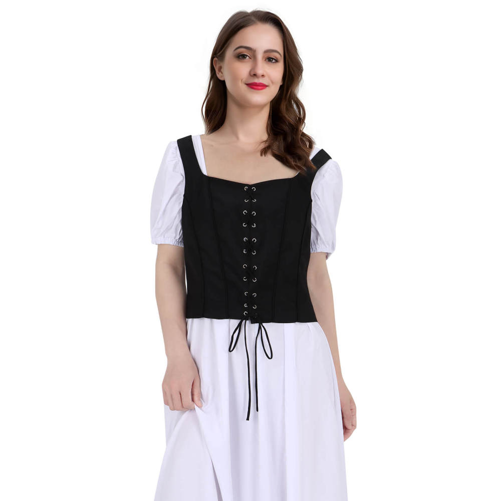 Pirate Bustier Women Sexy Renaissance Corset Y2k Push Up U Neck 5 Colors In Stock Takerlama
