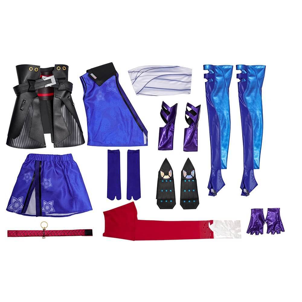 Game Marvel Rivals Psylocke Cosplay Costume Superhero Halloween Uniform - Takerlama