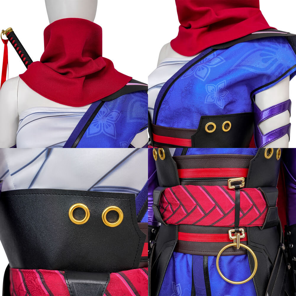 Game Marvel Rivals Psylocke Cosplay Costume Superhero Halloween Uniform - Takerlama