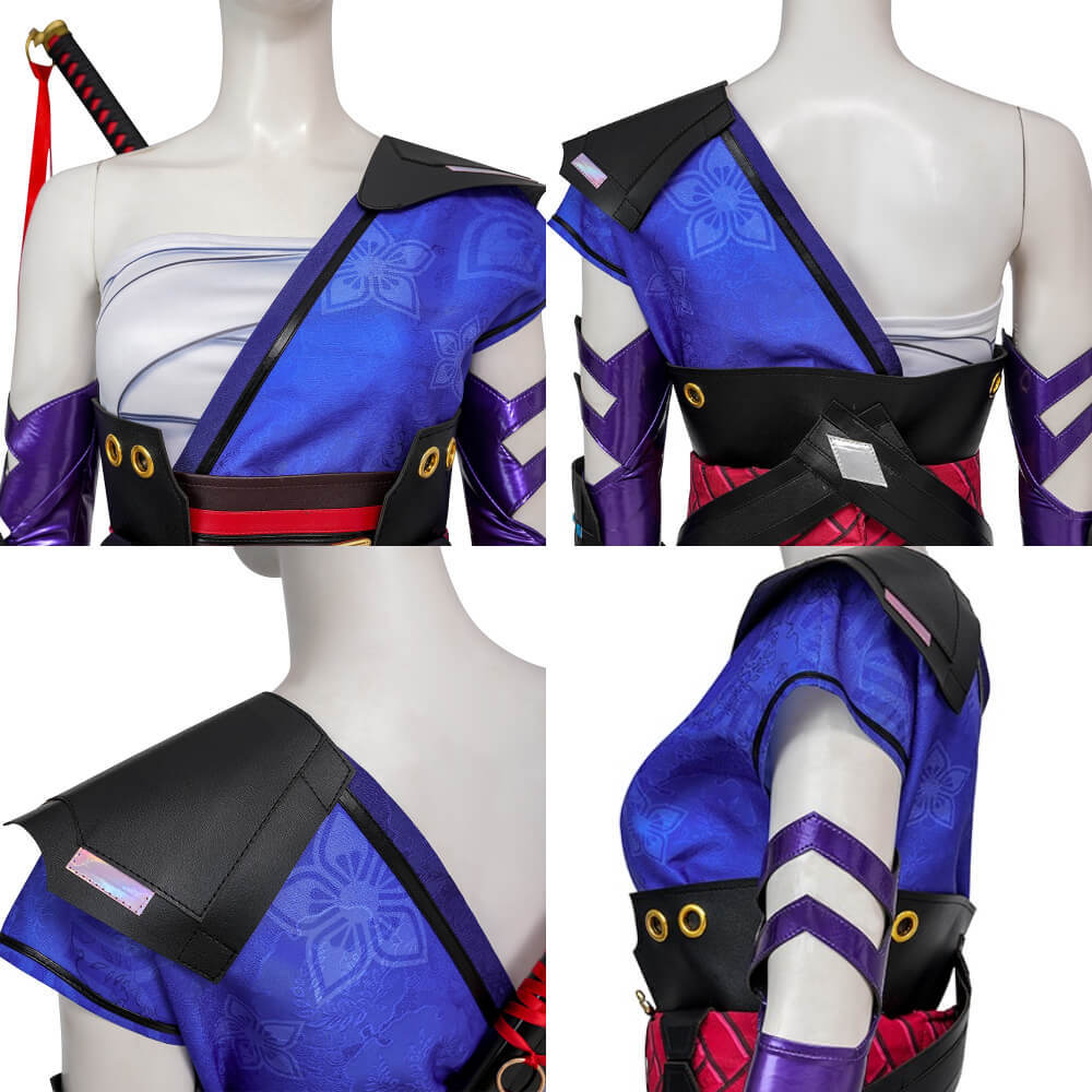 Game Marvel Rivals Psylocke Cosplay Costume Superhero Halloween Uniform - Takerlama