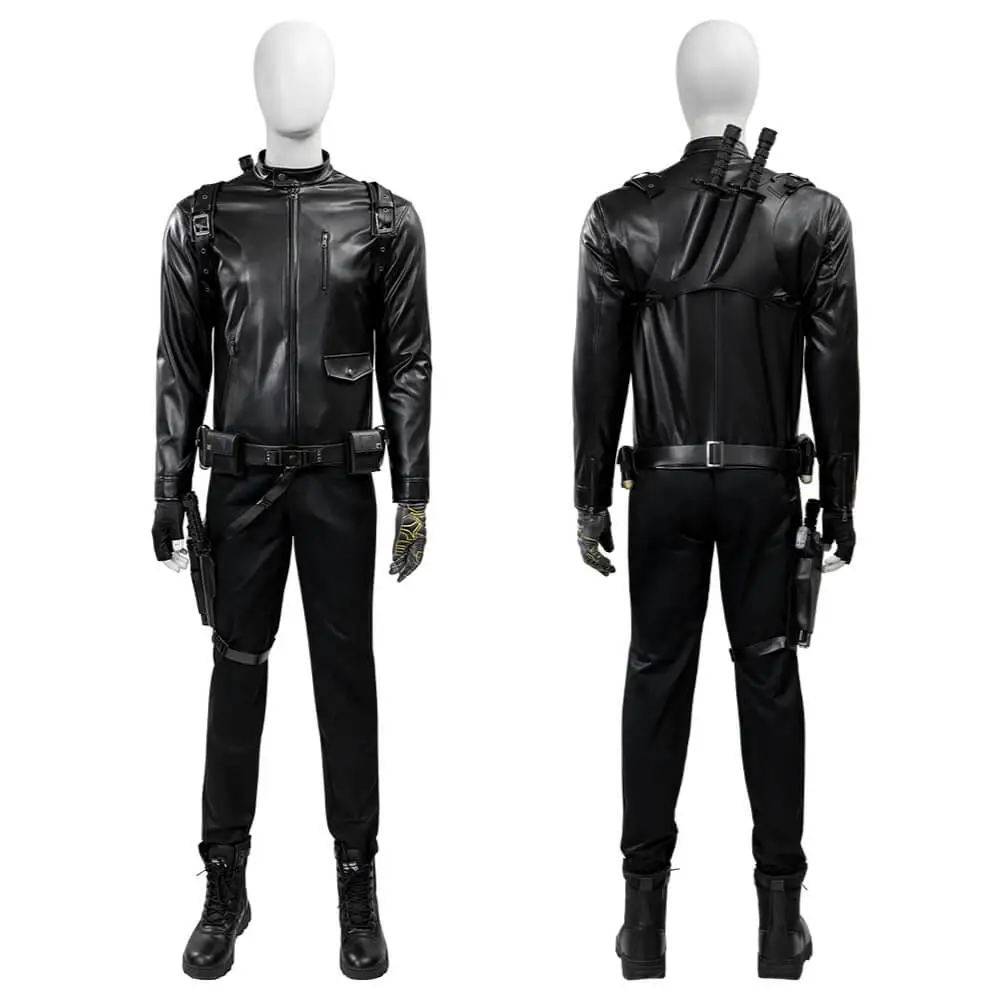 winter soldier fancy dress Thunderbolts Cosplay Costume Bucky Barnes Halloween Uniform Takerlama,Full Set Without Shoes / Male / XL atr_color-beige Fold Over Tube Dress COLOR:Gold quality materials like PU