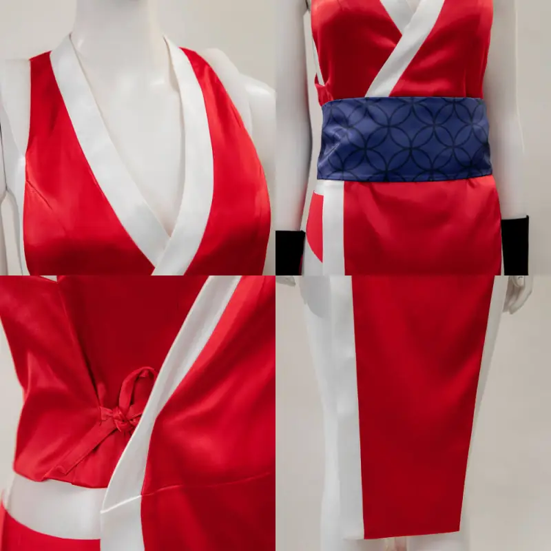 Game Street Fighter 6 Mai Shiranui Cosplay Costume Halloween Outfits Men's Uniform - Takerlama