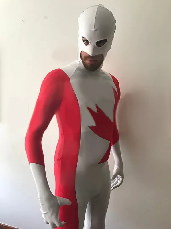 Alpha Flight Vindicator Superhero Halloween Costume Marvel Comics Jumpsuit Mask Takerlama