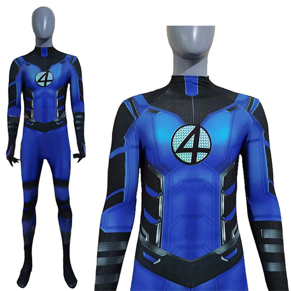 Doctor Strange Fantastic Four Mister Fantastic Reed Richards Cosplay Costume Jumpsuit Takerlama