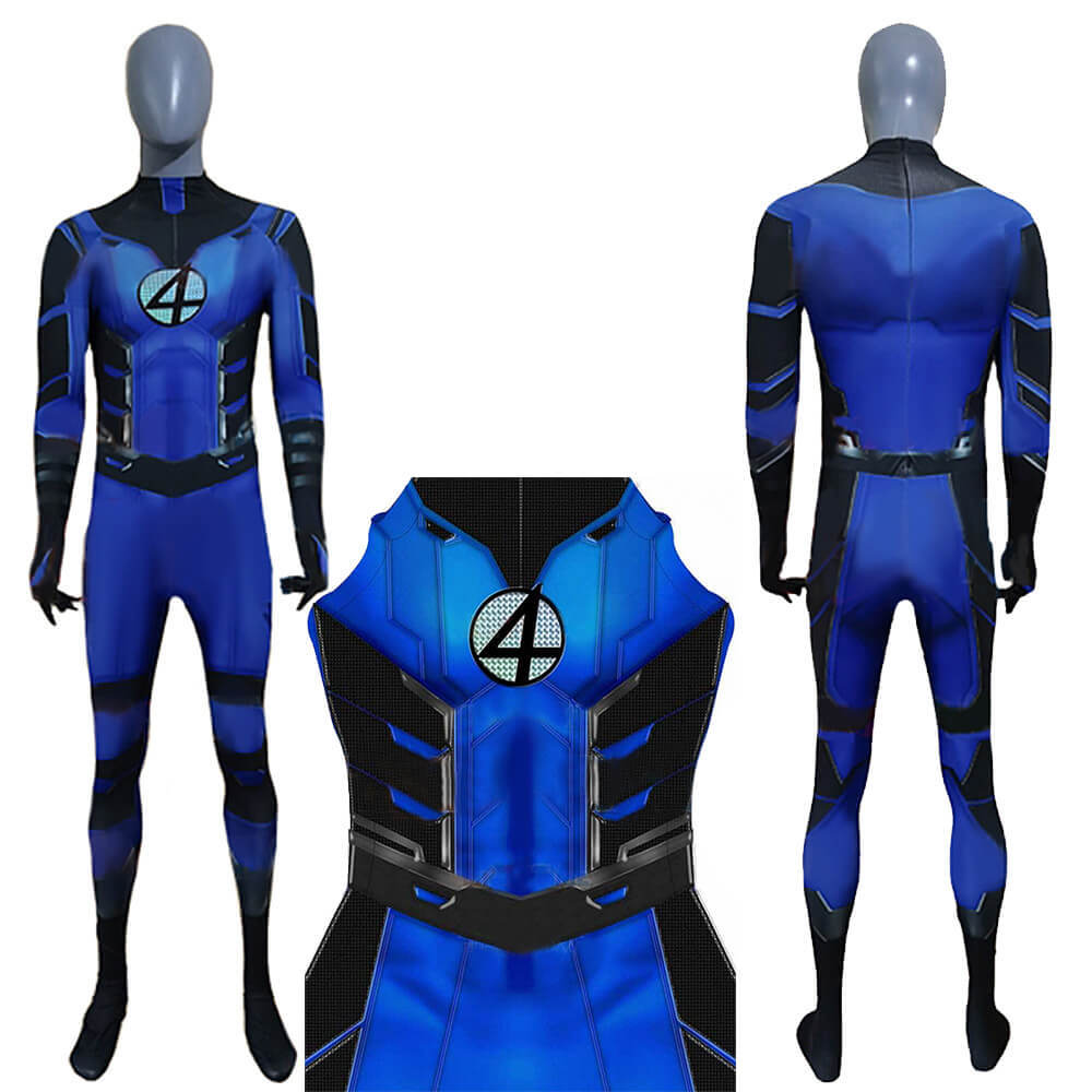 Doctor Strange Fantastic Four Mister Fantastic Reed Richards Cosplay Costume Jumpsuit Takerlama