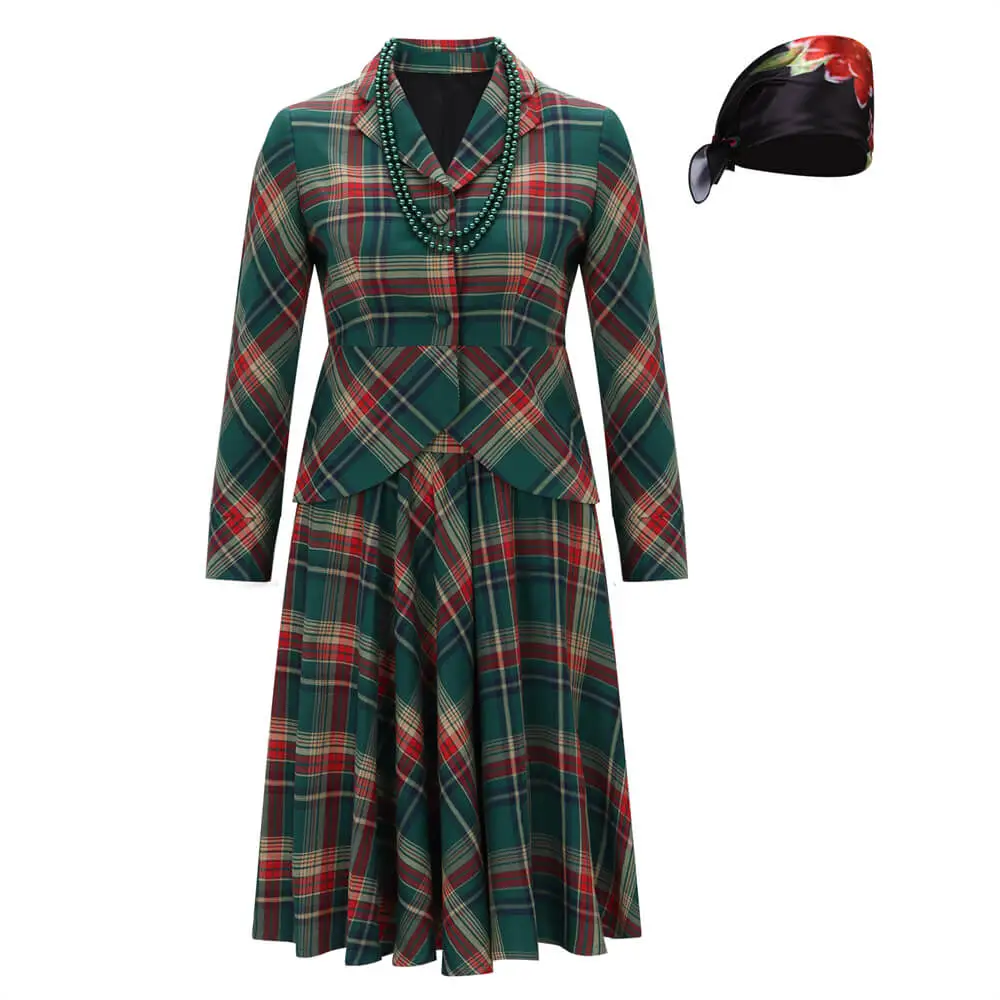 National Lampoon's Christmas Vacation Aunt Bethany Christmas Cosplay Costume  Takerlama