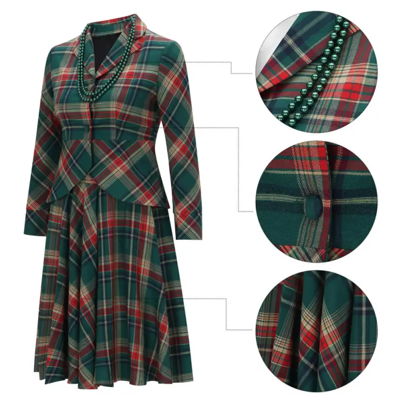 Christmas Vacation National Lampoon's Aunt Bethany Christmas Cosplay Costume Takerlama