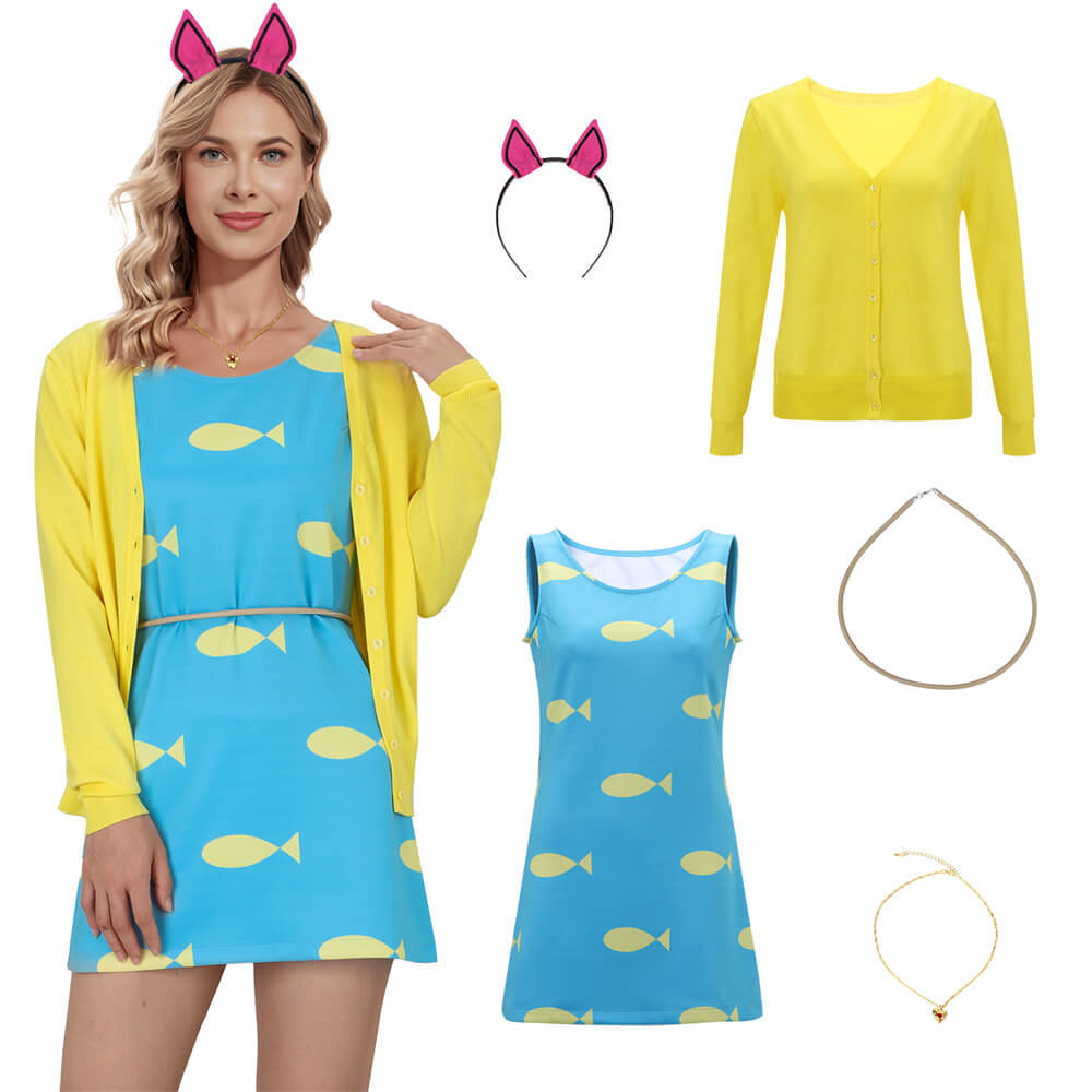 Princess Carolyn Cosplay Costume BoJack Horseman Halloween Fancy Dress Takerlama