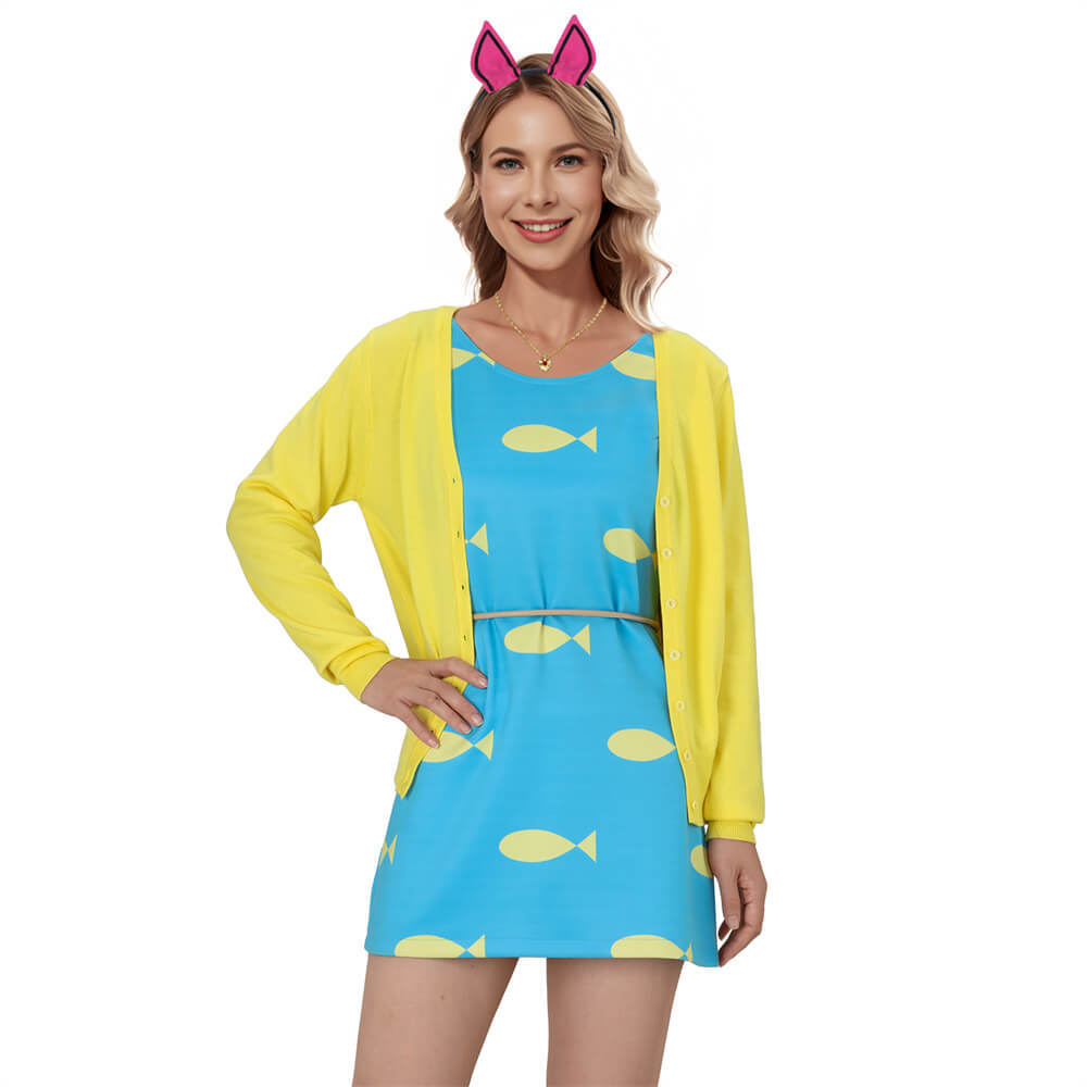 Princess Carolyn Cosplay Costume BoJack Horseman Halloween Fancy Dress Takerlama