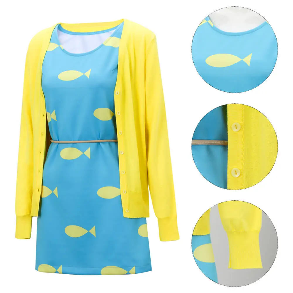 princess carolyn dress fabric Bojack ! Princess Carolyn Cosplay fishy dress" A-Line Dress for Sale by angsty-angst
