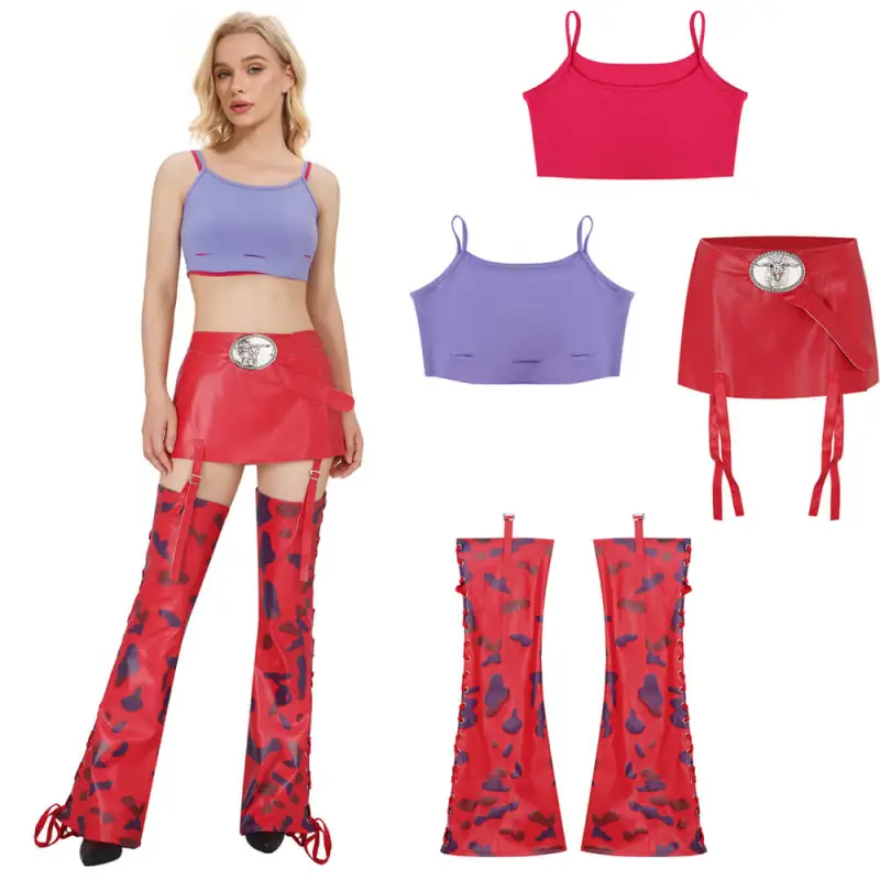 Movie Fast and Furious Suki Cosplay Costume Halloween Fancy Dress Takerlama