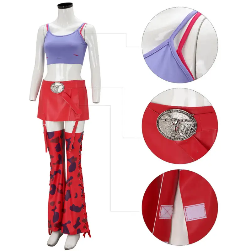 Movie Fast and Furious Suki Cosplay Costume Halloween Fancy Dress Takerlama