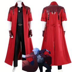 Devil May Cry Dante Coat Cosplay Costume 2025 TV Halloween Outfits Red Takerlama