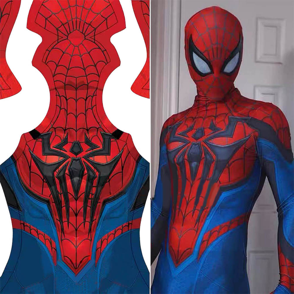 Game Marvel Rivals Spider-Man Default Suit Superhero Cosplay Costume Takerlama