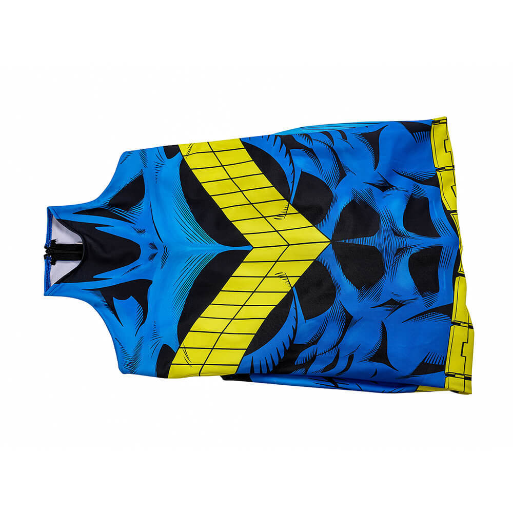 New Titans Nightwing Cosplay Costume Superhero Halloween Jumpsuit Blue Takerlama