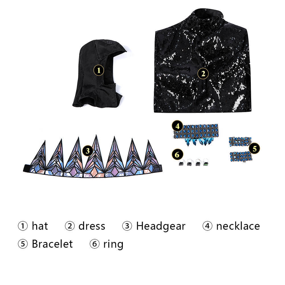 Evil Queen Fancy Dress Snow White and the Evil Queen Movie Cosplay Costume Takerlama