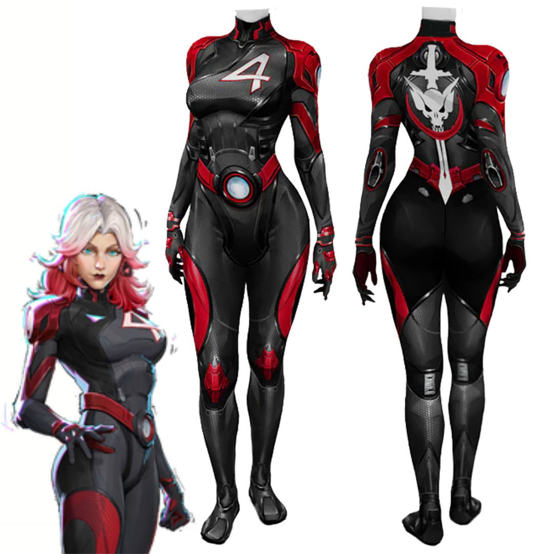 Marvel Rivals Invisible Woman Blood Shield Suit Susan Storm Cosplay ...