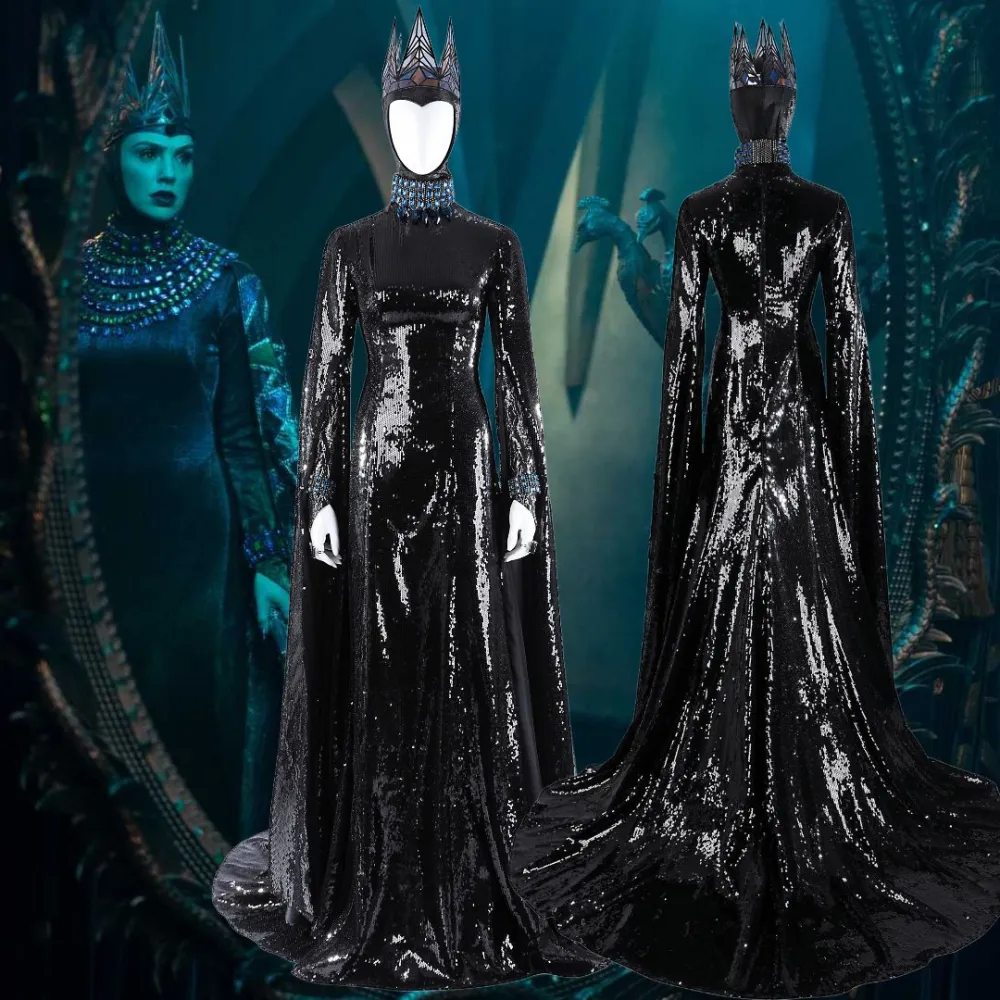 Evil Queen Gal Gadot Fancy Dress Snow White Movie Cosplay Costume Takerlama,Female Adult / L Evil Queen Gal Gadot Fancy Dress Snow White Movie Cosplay Costume Takerlama,Female Adult / L