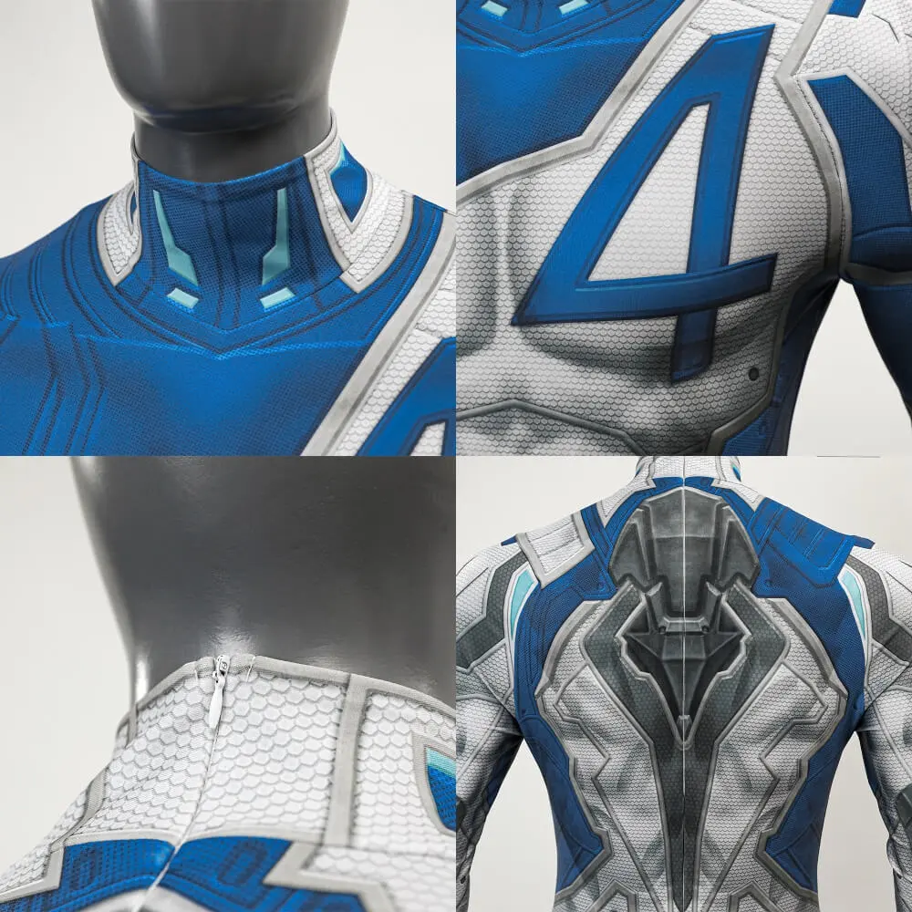 Marvel Rivals Mr. Fantastic Cosplay Costume Reed Richards Jumpsuit With ...
