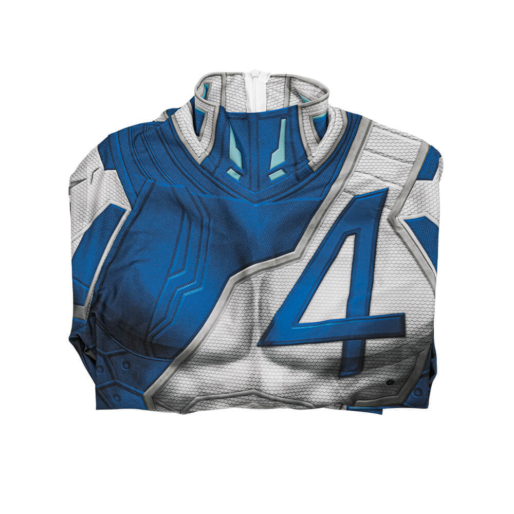 Marvel Rivals Mr. Fantastic Cosplay Costume Reed Richards Jumpsuit With Zipper Takerlama