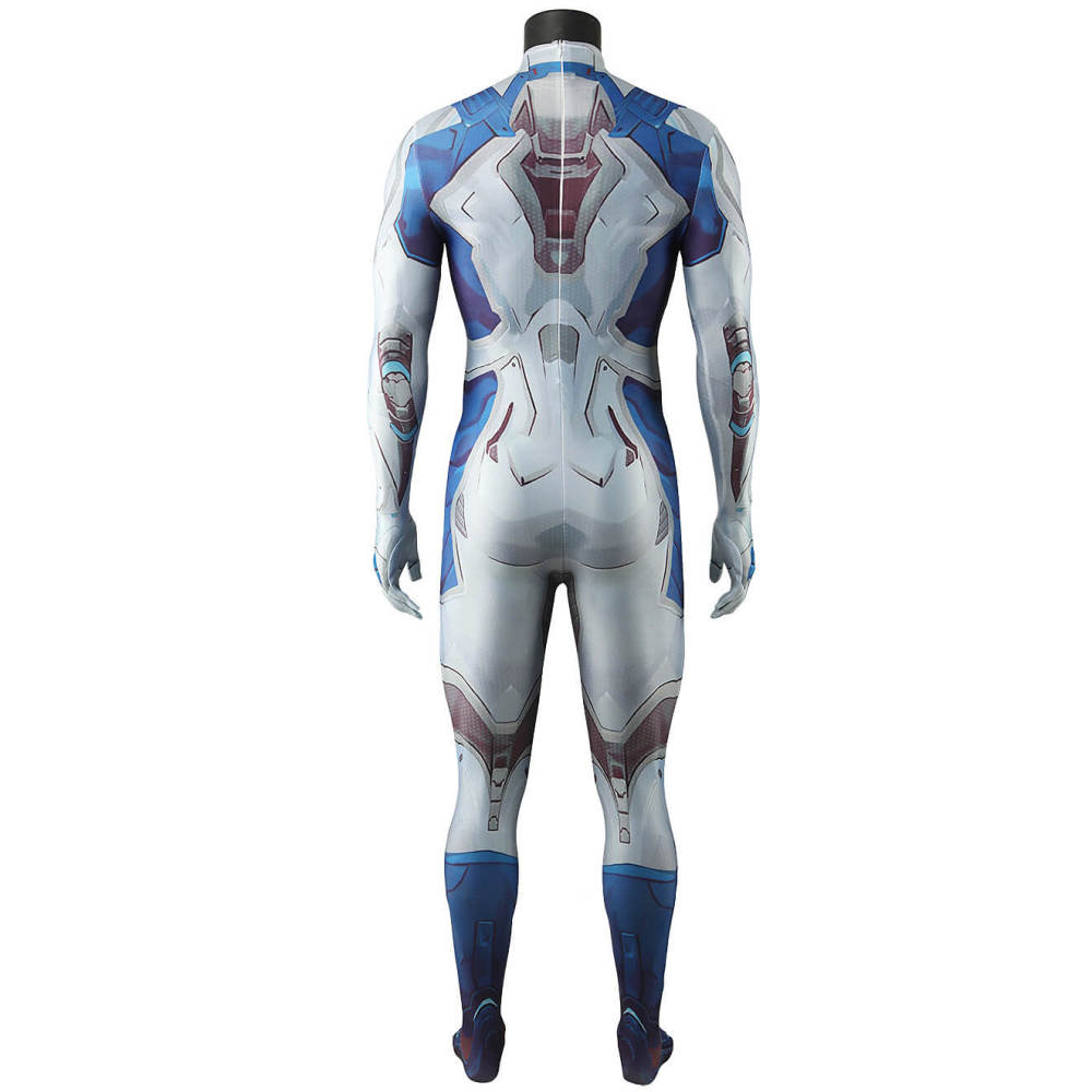 Marvel Rivals Mister Fantastic Cosplay Costume Superhero Big Brain Jumpsuit Takerlama
