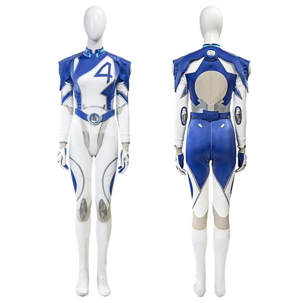 Rivals Invisible Woman Cosplay Costume Women's Halloween Party Uniform Comic-Con Takerlama