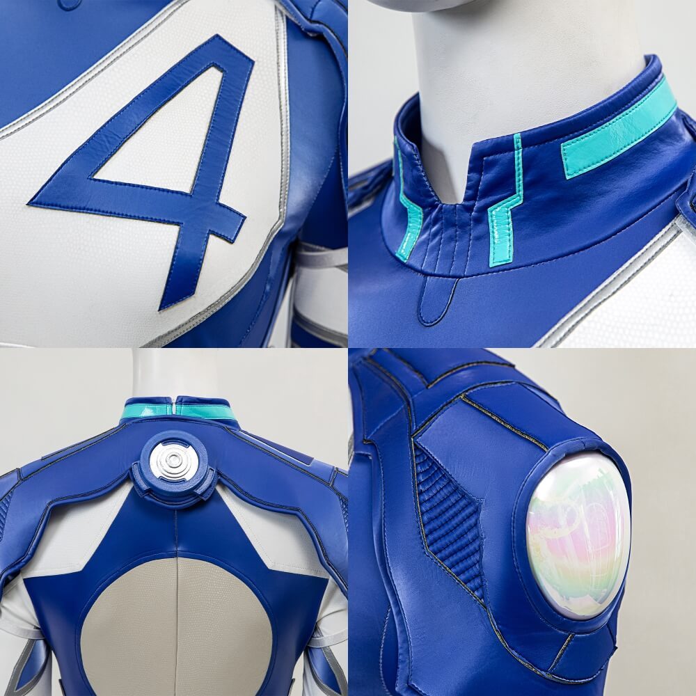 Rivals Invisible Woman Cosplay Costume Women's Halloween Party Uniform Comic-Con Takerlama