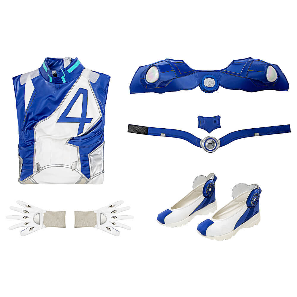 Rivals Invisible Woman Cosplay Costume Women's Halloween Party Uniform Comic-Con Takerlama