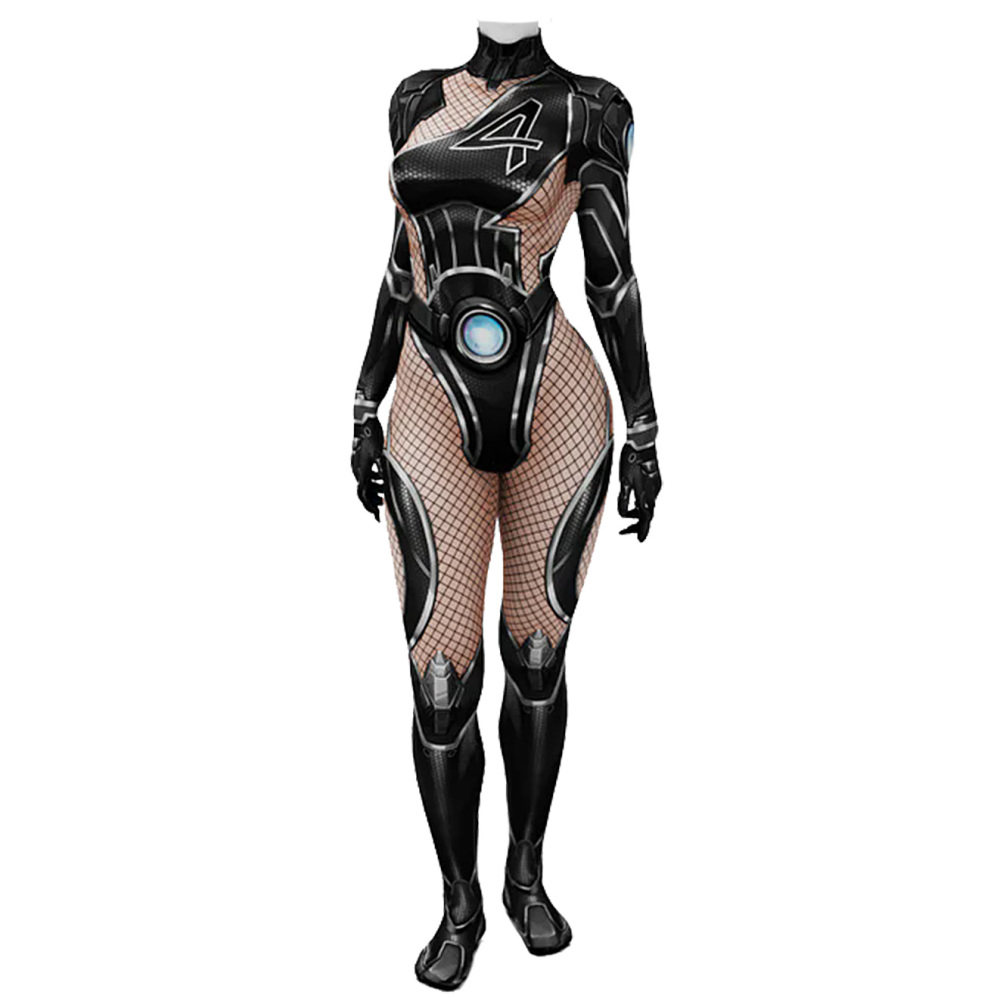 Marvel Rivals Invisible Woman Cosplay Costume Sue Storm Bodysuit Takerlama