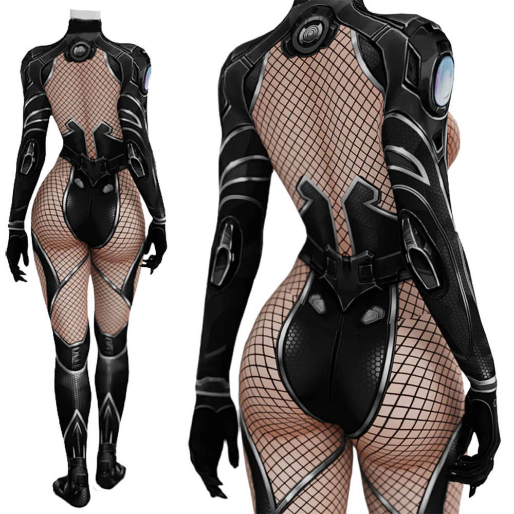 Marvel Rivals Invisible Woman Cosplay Costume Sue Storm Bodysuit Takerlama