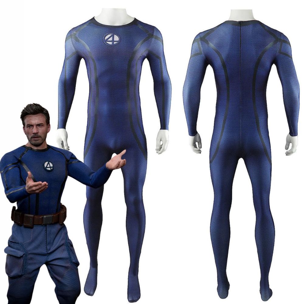 Deadpool & Wolverine Human Torch Cosplay Costume Johnny Storm Halloween Outfits Takerlama