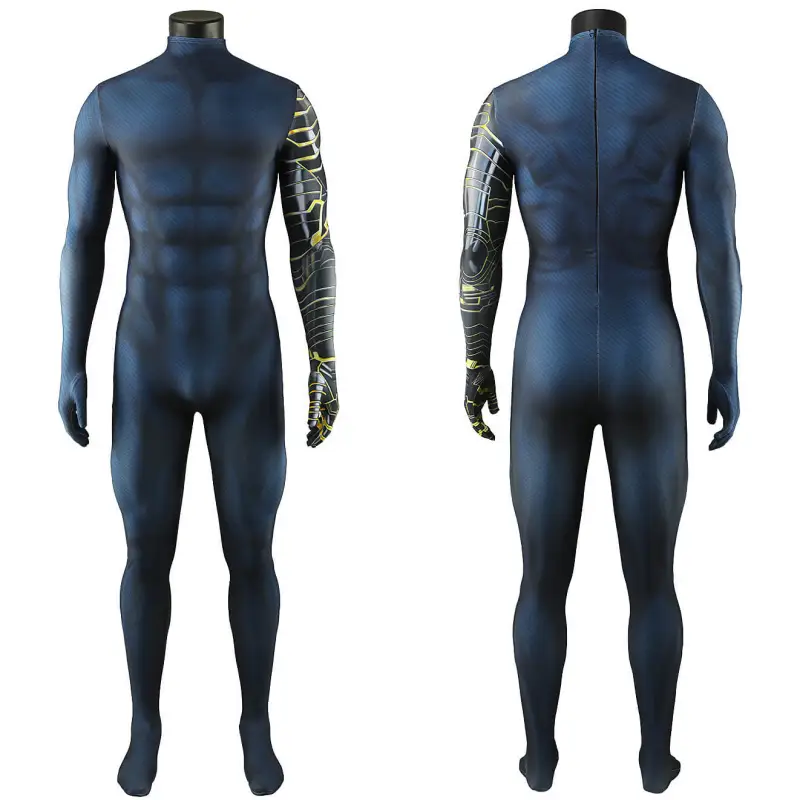 Thunderbolts Bucky Barnes Winter Soldier Cosplay Costume Jumpsuit Takerlama