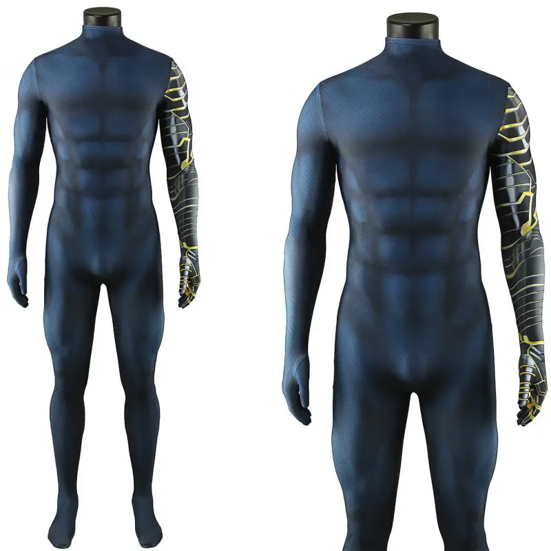 Thunderbolts Bucky Barnes Winter Soldier Cosplay Costume Jumpsuit Takerlama