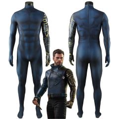Thunderbolts Bucky Barnes Winter Soldier Cosplay Costume Jumpsuit Takerlama