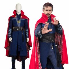 Doctor Strange Avengers Superhero Cosplay Costume Cape Boots Spider-Man No Way Home Takerlama