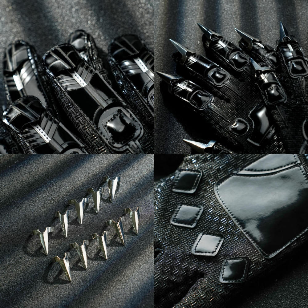 Black Panther Classic Suit Cosplay Costume T'Challa Jumpsuit Mask Boots Deluxe Takerlama