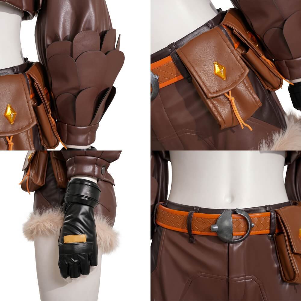 Rivals Squirrel Girl Cosplay Costume Doreen Green Marvel's Superhero Halloween Uniform - Takerlama