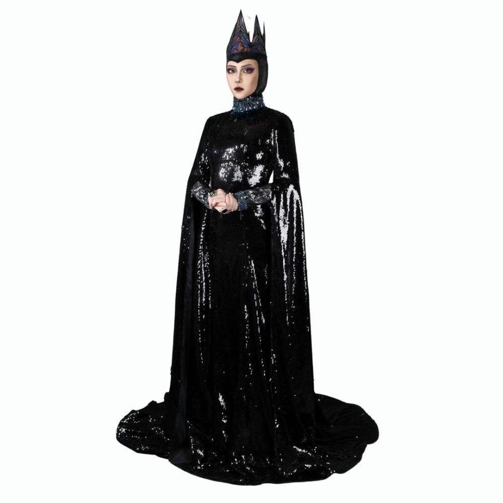 Evil Queen Gal Gadot Fancy Dress Snow White Movie Cosplay Costume Takerlama