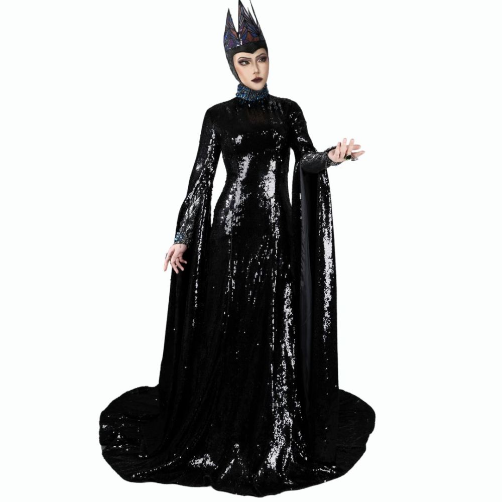 Evil Queen Gal Gadot Fancy Dress Snow White Movie Cosplay Costume Takerlama