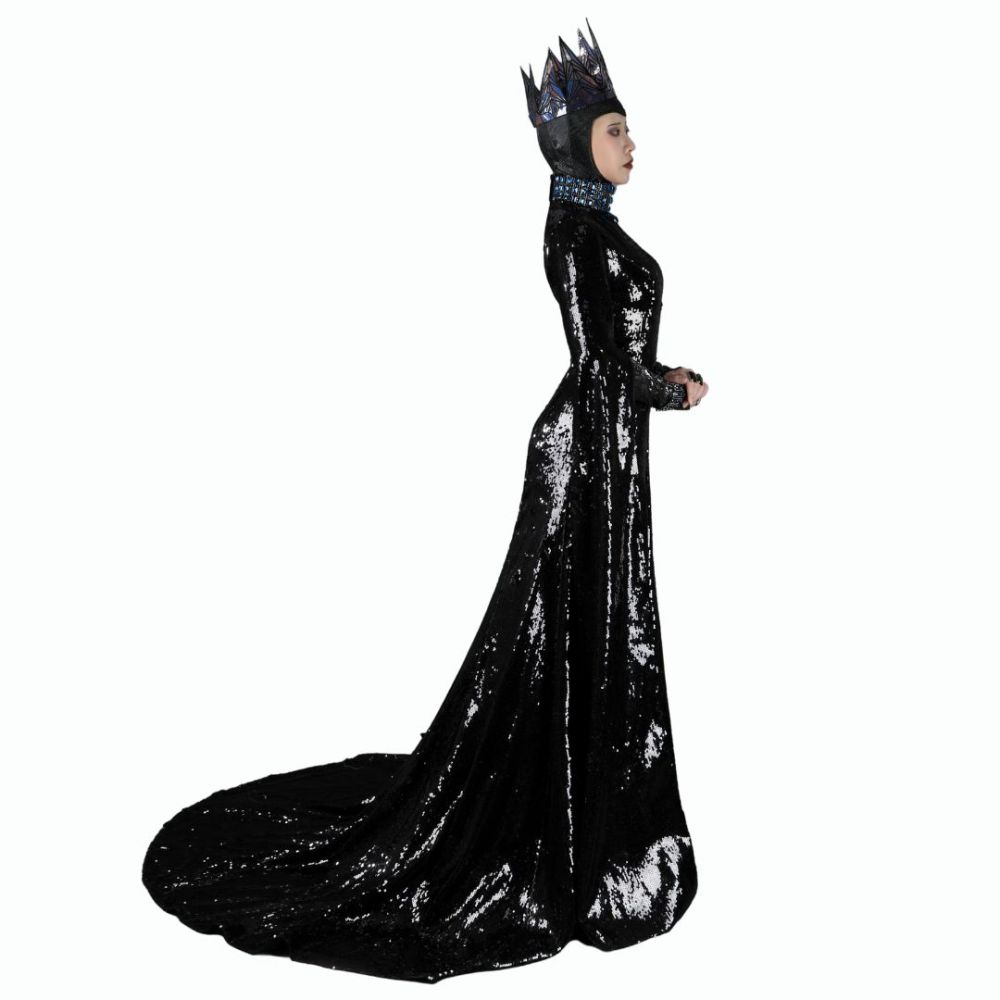 Evil Queen Gal Gadot Fancy Dress Snow White Movie Cosplay Costume Takerlama