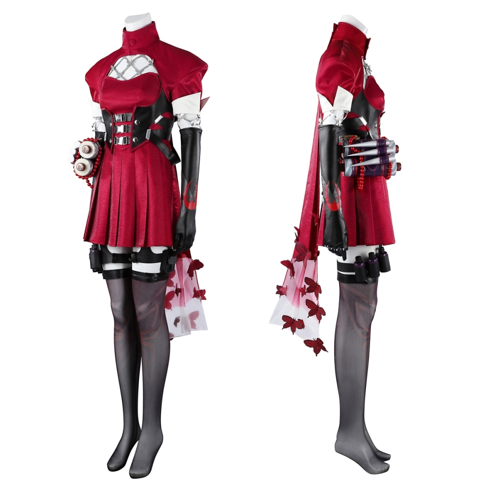 Marvel Rivals Psylocke Blood Kariudo Cosplay Costume Women Takerlama