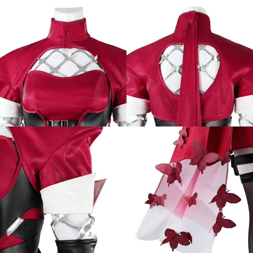 Marvel Rivals Psylocke Blood Kariudo Cosplay Costume Women Takerlama