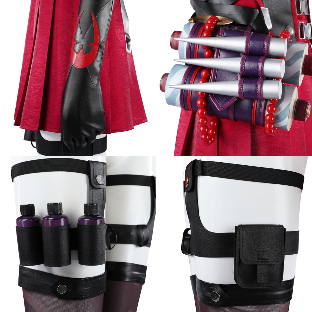 Marvel Rivals Psylocke Blood Kariudo Cosplay Costume Women Takerlama