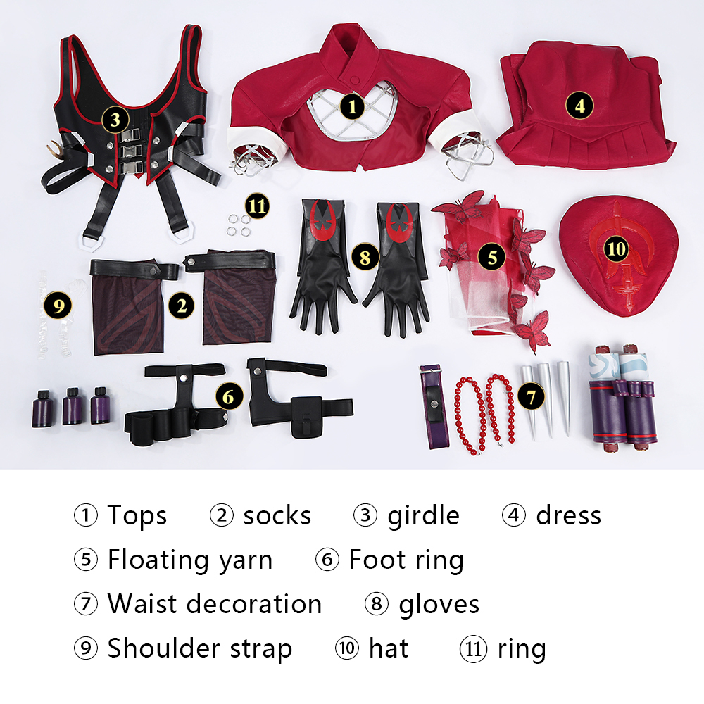 Marvel Rivals Psylocke Blood Kariudo Cosplay Costume Women Takerlama
