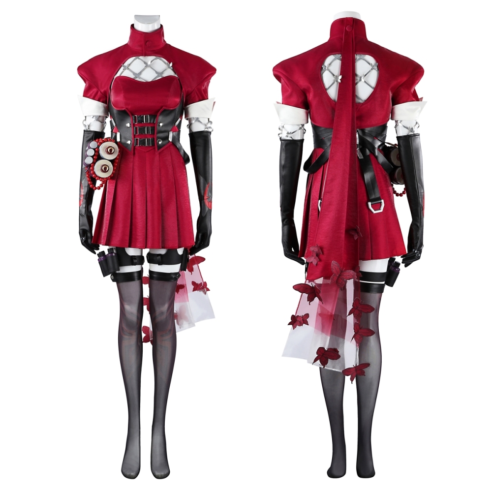 Marvel Rivals Psylocke Blood Kariudo Cosplay Costume Women Takerlama