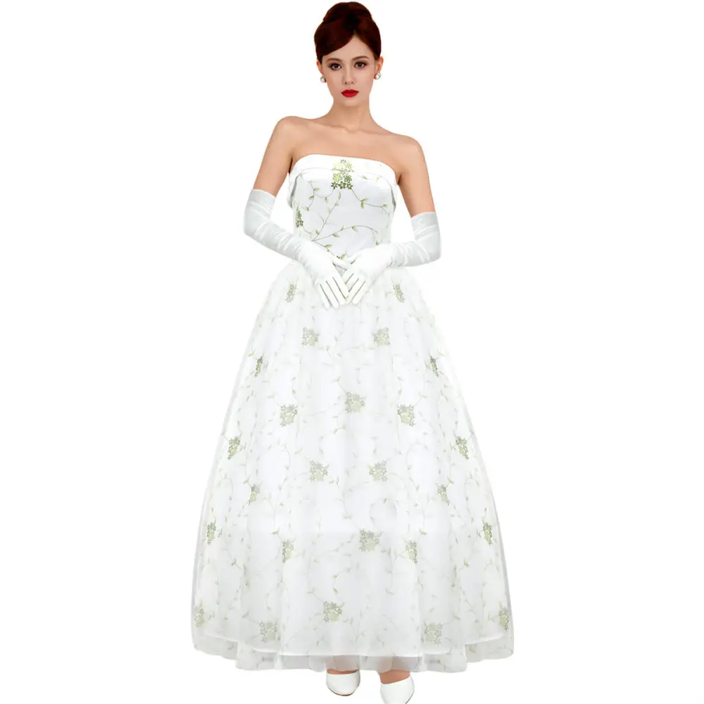 open lace back dress Secret Princess Costume - White / X-Small | Adult